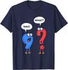 Funny Grammar Punctuation Gift For Teachers Wait What Unisex T-Shirt