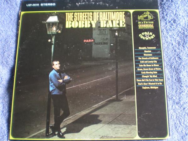 

LP Record BOBBY BARE - The Streets Of Baltimore LSP3618 RCA Victor US Folk Used