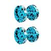 2pcs 16G Colorful Stainless Steel Round Stud Earrings For Women Dumbbell Piercing Earrings Men Punk Jewelry 8mm 10mm