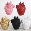 Simulation Heart Shape Resin Vase 4 Colors Heart-shaped Arrangement Potted Plant Suitable For Home Study Office Ornament