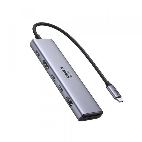 Ugreen REVODOK USB-C Hub 7-in-1 4K@60Hz HDMI Gray