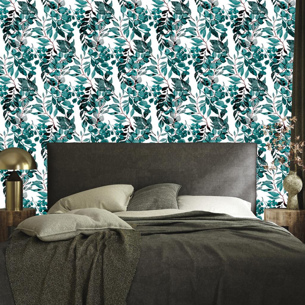 Painted Leaves Wallpaper for Living Room and Bedroom 50x1000