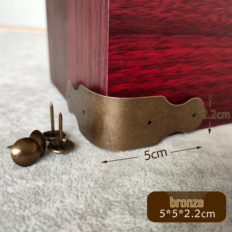 Antique Bronze Double-Sided Corner Protector for Jewelry Box (5cm)