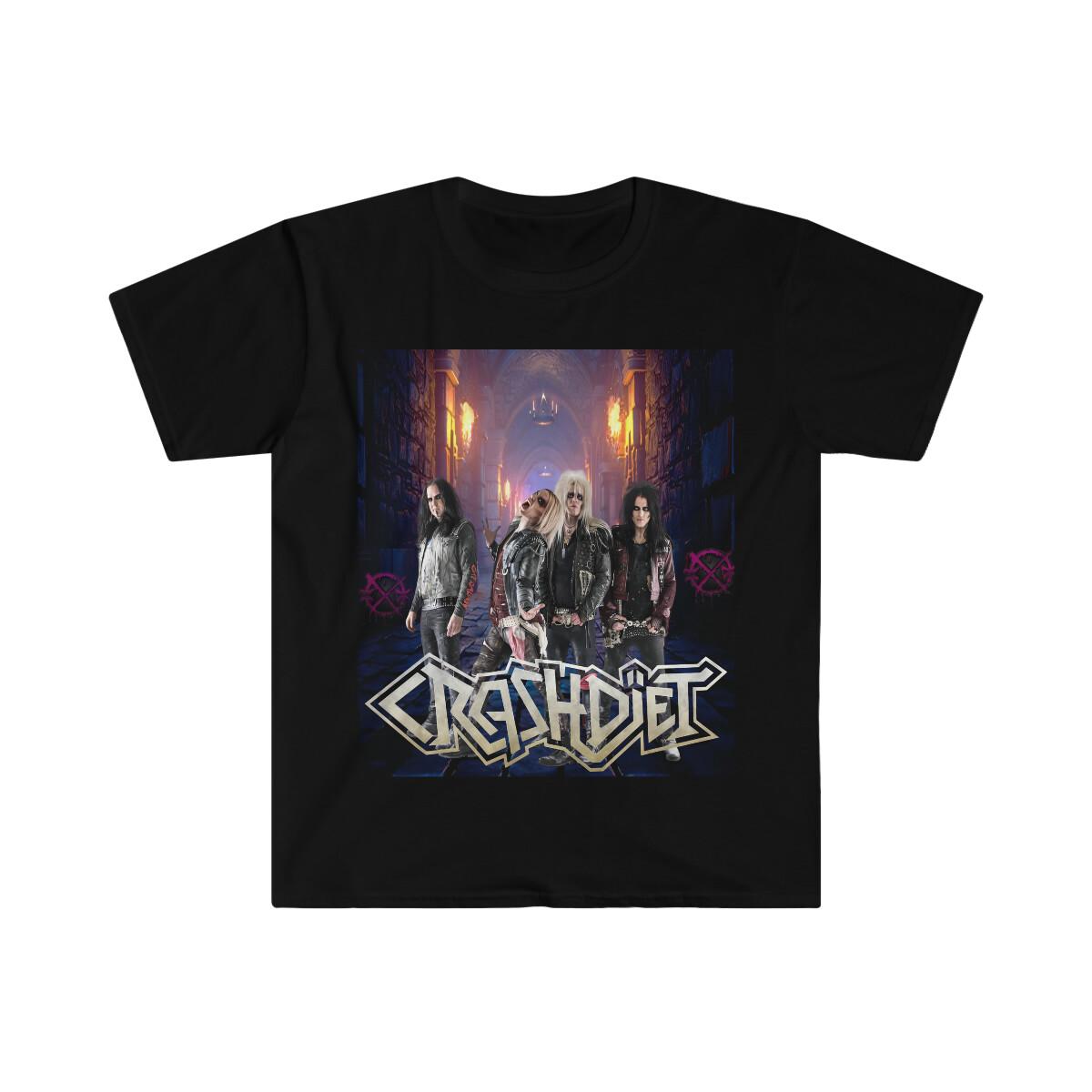 Soft Cotton 100% Cotton T-shirt Mens Tees Top.  Crashdiet 4XL