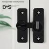 Barn Door Lock Simple Installation Anti-Theft Heavy Duty Bar Gate Latches Safety Slide Door Lock for Bathroom Garden