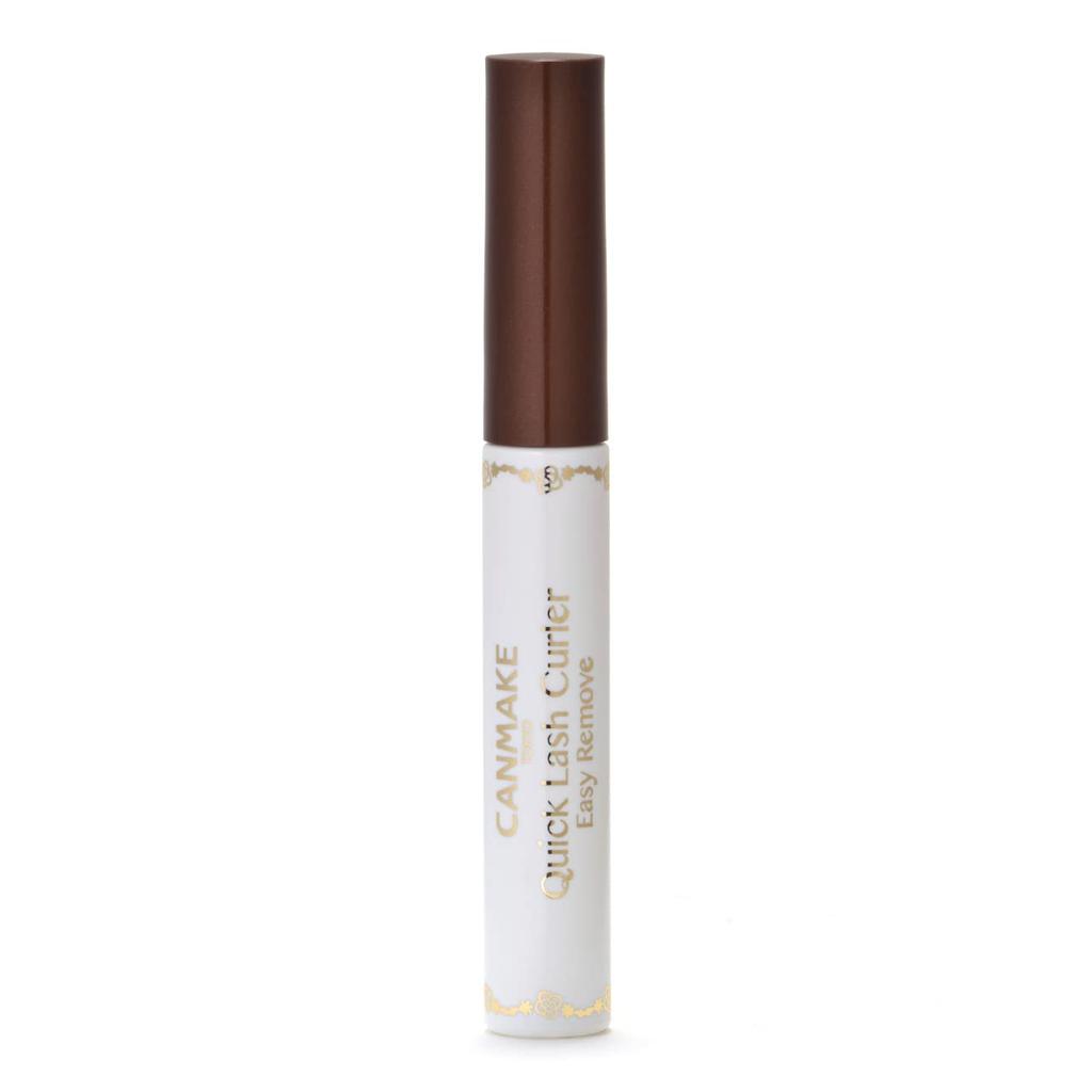 Canmake Quick Lash Curler ER03 Warm Water Waterproof Mascara Primer Brown, Curl-Keeping Mascara, Removable,