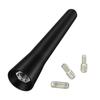 Universelle Auto-Kurzmasken-Antenne 6,5 cm Länge AM/FM Dachmontage Radioantennenmast mit M4 M5 M6 Gewindeadapter