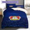 Leverkusen Logo Muster Bettwäsche Steppbett Set Bettbezug Kissenbezug Heimdekoration Geburtstagsgeschenk (1 Bettbezug + 2 Kissenbezüge, ohne Füllung)