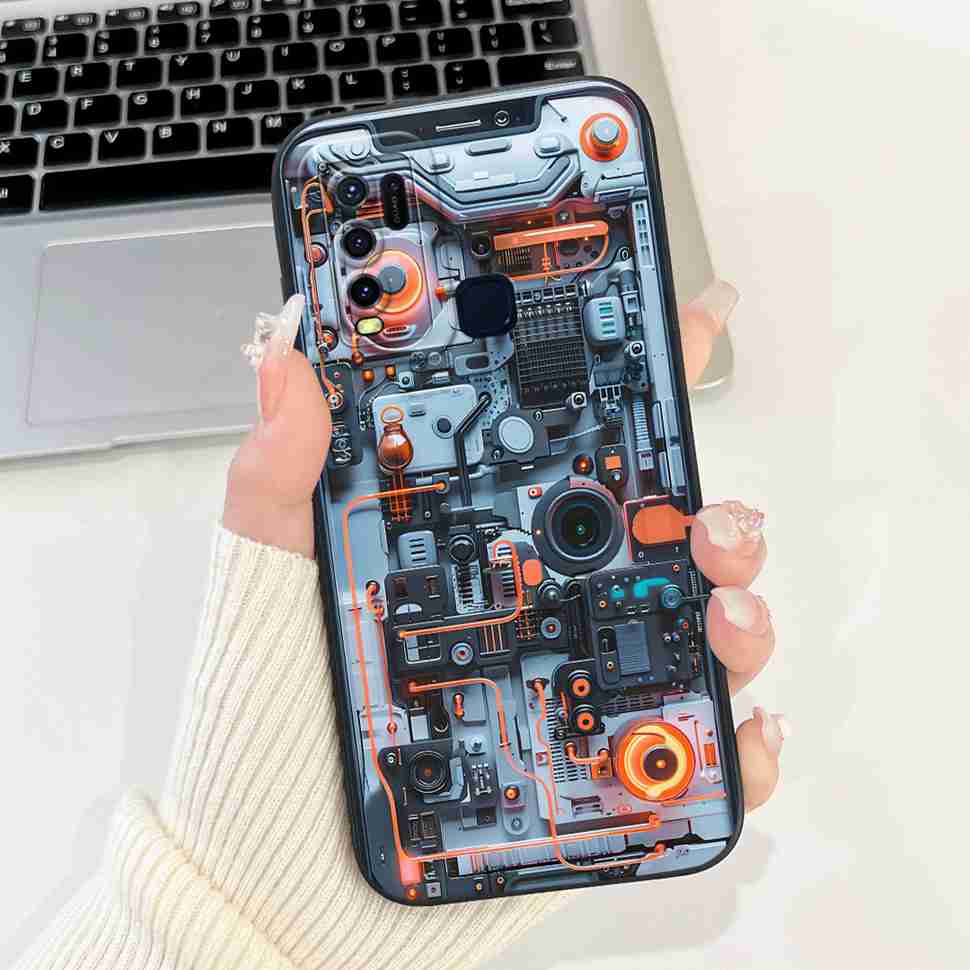 For vivo Y50 2020 1935 6.53" Case Cherry Girl Soft Silicone Cover Cartoon Rabbit For Vivo y50 VIVO Y50 V1965A Phone Cases Bumper