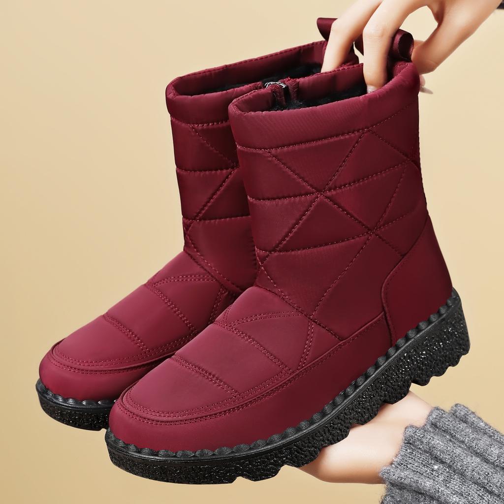 Shoes Women's Snow Boots Cold-proof and Warm Winter Shoes Velvet Shoes Thickened Boots Cotton Shoes Women's Winter