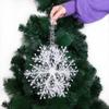 Small Adorable Plastic Christmas Snowflakes For Creative Holiday Party Decorations