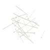 [15-50mm] 925 Sterling Silver Eye Head Pins Flat Head Pins T Shape Needles Ball Head Pins for Jewelry Making DIY 2pcs
