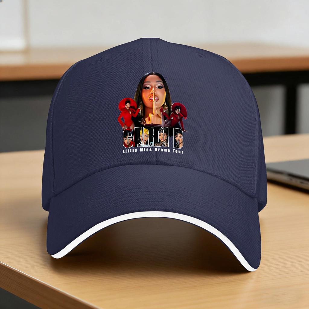 Cardi B Am I The Drama Sun Baseball Cap Summer Couple Women Design Trucker Hat Streetwear Hunting Camping Baseball Caps