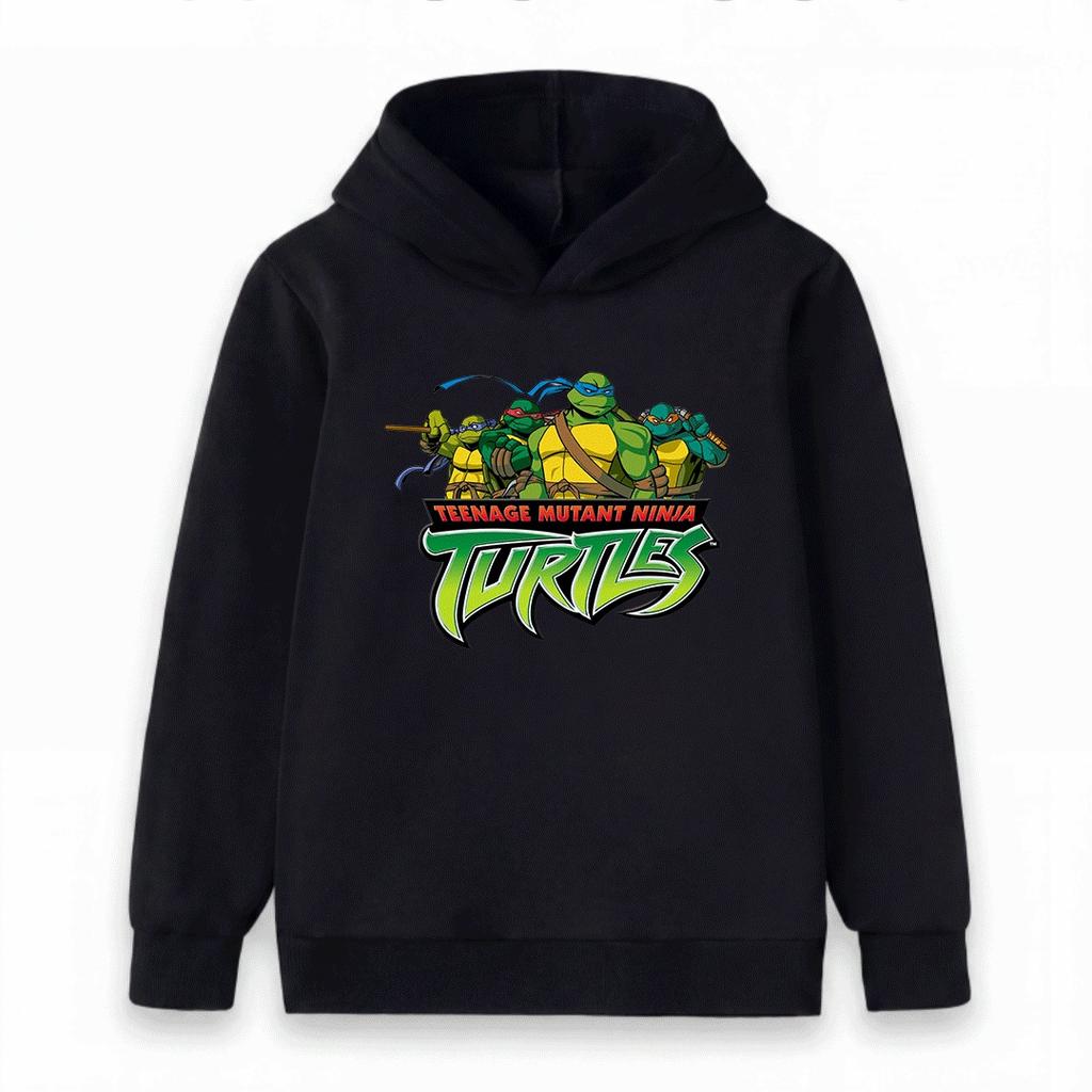 Kids Boys Girls Cartoon Graphic Print Pullover Hoodie Casual Long Sleeve Soft Sweatshirt for Children Daily Wear