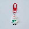 Cartoon Santa Claus Keychain Ornament - Cute Christmas Gift for Backpack or Home
