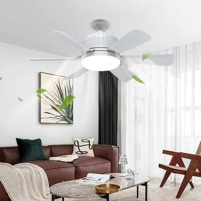 40W LED Licht Deckenventilator mit Fernbedienung Moderner Deckenventilator mit Licht 3 Farben einstellbar Kronleuchter Ventilatorlampe für Zuhause Schlafzimmer