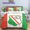 Legia Warsaw  Pattern Bedding Quilt Set  Home Decoration  Gift (1 * Duvet Cover + 2 * Pillowcase  Without Core)