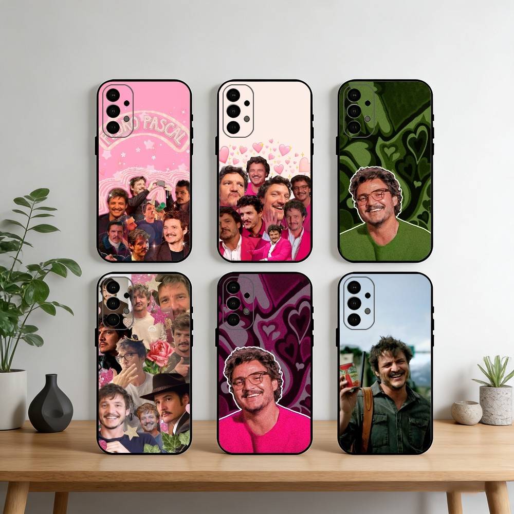 Pedro Pascal Phone Case For Samsung S25,S24,S21,S22,S23,S30,Ultra,S20,Plus,Fe,Note,10,9,5G Black Cover