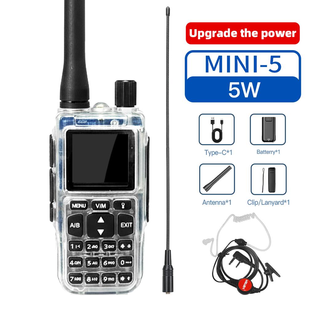 BAOFENG MINI-5 Portable Transceiver Mini Lightweight Anti-interference Clear Sound Civil Two Way Radio Self-driving Outdoor Camp
