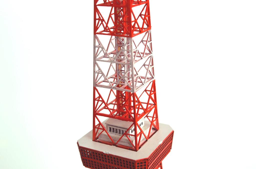 Cobaanii Mokei Kobo 1967 Tokyo Tower Paper Assembly Kit 1/1000 SP-001