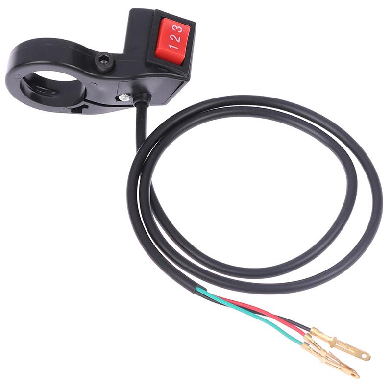 Electric 3 Speed Module Handlebar 3 Gears Switch Shift For Motorcycle E-Bike