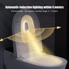 Toilet Light with Intelligent Sensing UV Sterilization Rechargeable USB-C Night Light Peel And Stick Soft Nightlight for Bathroom Toilet