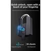 Waterproof Smart Fingerprint Padlock Mobile Phone Bluetooth All-through Lock Electronic Lock Luggage Cabinet Lock Drawer Fingerprint Lock Large