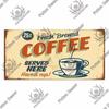 Coffee Metal Hanging Signs Decorative Plaques Door Aluminum Plaque In Home Decor Cafe Kitchen Hanging Home Decor