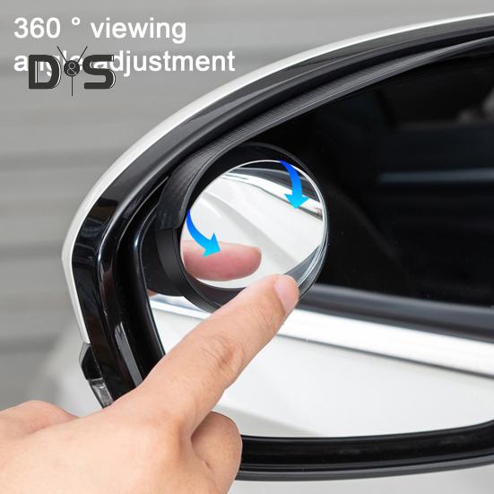 1 Pair Car Rearview Blind Spot Mirror Rain Eyebrows Adjustable Design Universal Easy To Install Car Rearview Mirror Protection Shield