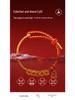 Putuoshan Five Emperors Coin Red String Bracelet - Handmade Woven Rope for Men and Women