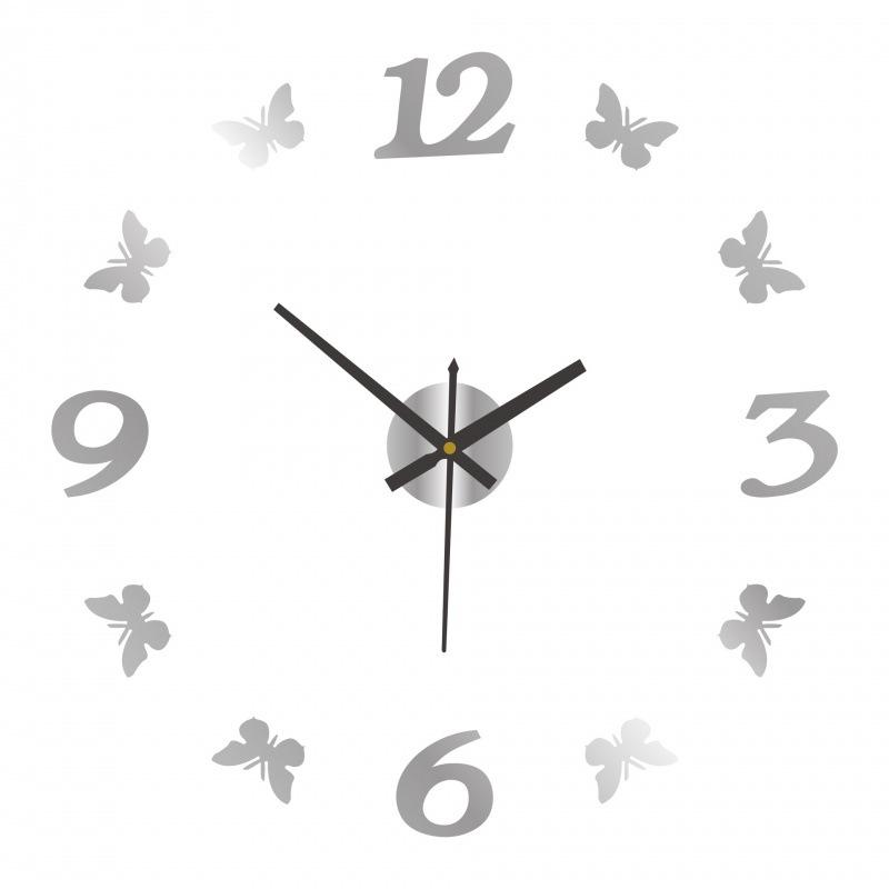 

Creative Luminous Clock Without Drilling Holes, Butterfly Wall Clock for Living Room and Bedroom, Home Wall-mounted Clock, Acrylic Silent Wall Clock luminous