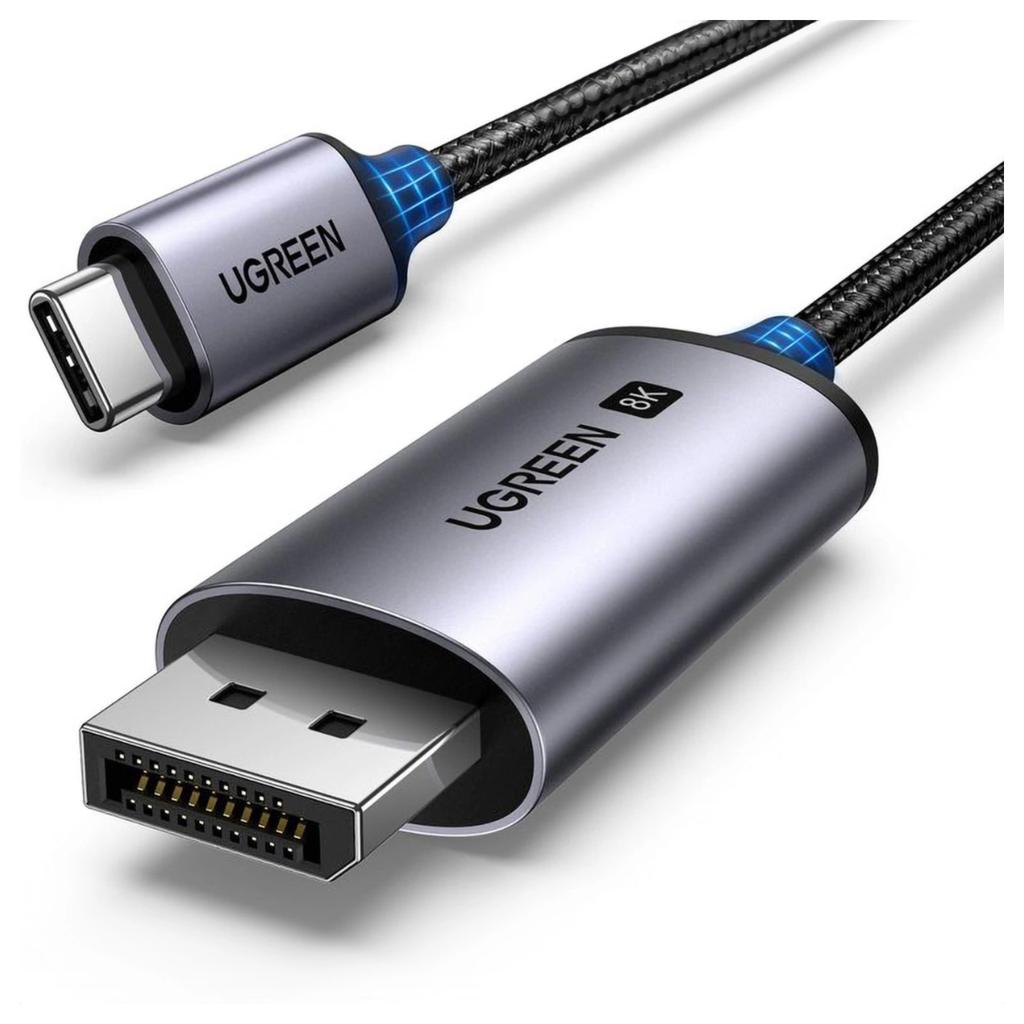 Ugreen Cm556 USB-C To Displayport 8K 1M Cable (Black)