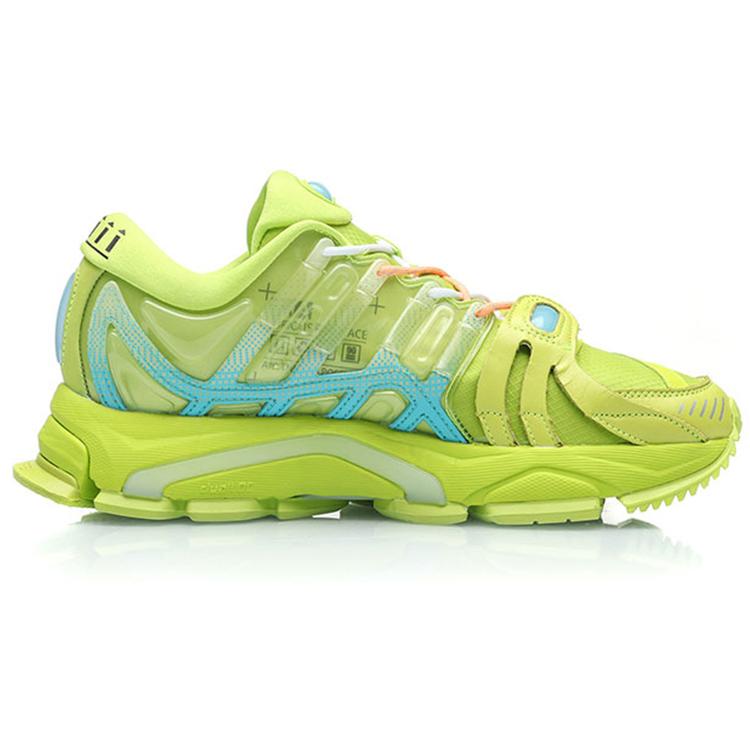 New LiNing Furious Rider 2019 Running Shoes Men Low Top Green ARZP009-5