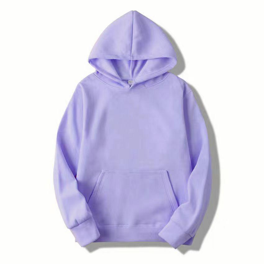 220g European Size Unisex Autumn/Winter Loose Fit Hooded Sweatshirt