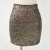 Gonna Bodycon Paillettata Oro Argento da Donna Elegante Gonna Midi da Festa Primavera Estate Valorizzante la Figura Design Sexy Perfetta per Eventi di Danza