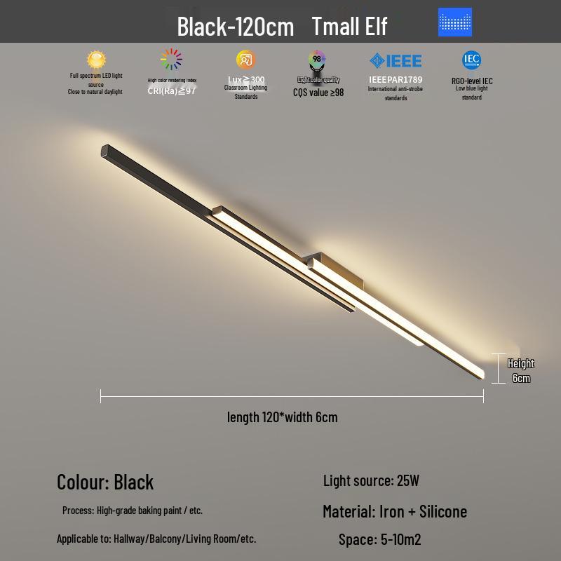 2025 Modern Minimalist Hallway & Corridor Light - Simple Design for Entrance, Balcony & Wardrobe Spaces