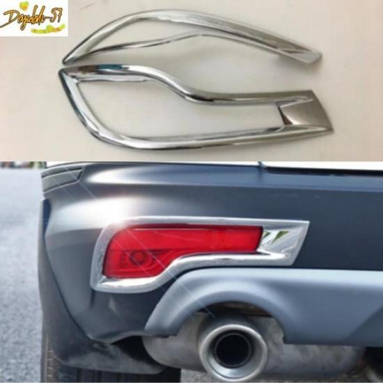 Pair For Honda CRV 2017- ABS Chrome Rear Fog Light Lamp Cover Trim New