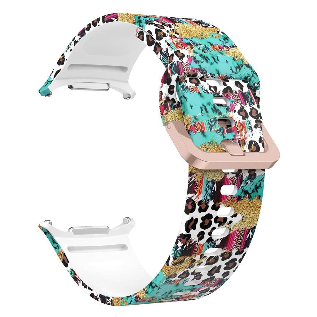 Printing Silicone Strap for Samsung Galaxy Watch 8 40mm 44mm/8 Classic 46mm Men Women Silicone Sport Strap For Galaxy Watch7 Ultra 47mm 2025 Wristband