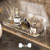 Acrylic Punch-Free Wall-Mounted Bathroom Storage Rack