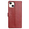 For iPhone 15 Plus Leather Phone Case Wallet Stand Cover with Handy Strap