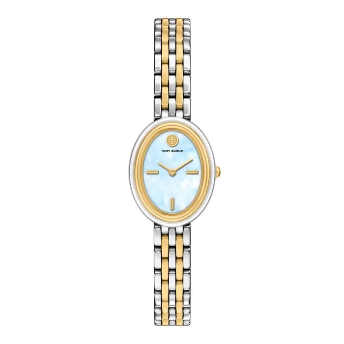TBW6042 (The Oval) Oval Mother-of-Pearl Women's Metal Watch