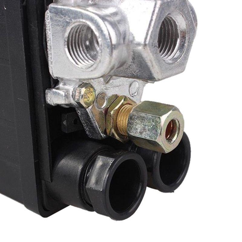 652F 90-120PSI Air Compressor Regulating Valves 4-Way Air Compressor Pressure Switches