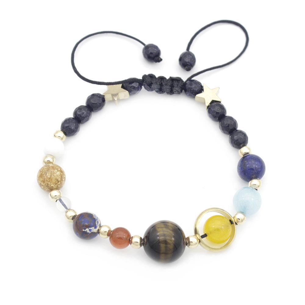 European  American Trendy Planet Bead Bracelet