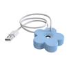 Mini Humidifier USB Desktop Portable Ultrasonic Atomizer Hydrating Sprayer for Home Blue