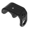 Bicycle E Shaped Buckle Aluminum Alloy Plastic Polished Lightweight Design Bicycle Hook E Buckle for BromptonBlack