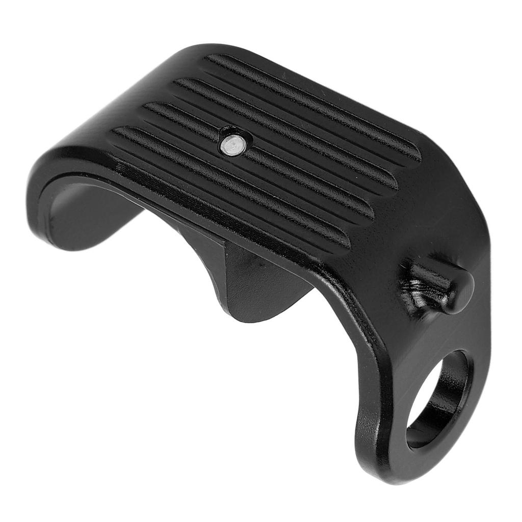 Bicycle E Shaped Buckle Aluminum Alloy Plastic Polished Lightweight Design Bicycle Hook E Buckle for BromptonBlack