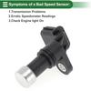 Motoforti 1 Pcs No.28810-PPW-013 Transmission Speed Sensor for Honda Accord VII 2.4 2003-2008 Sturdy Car Gear Box VSS Speed Sensor