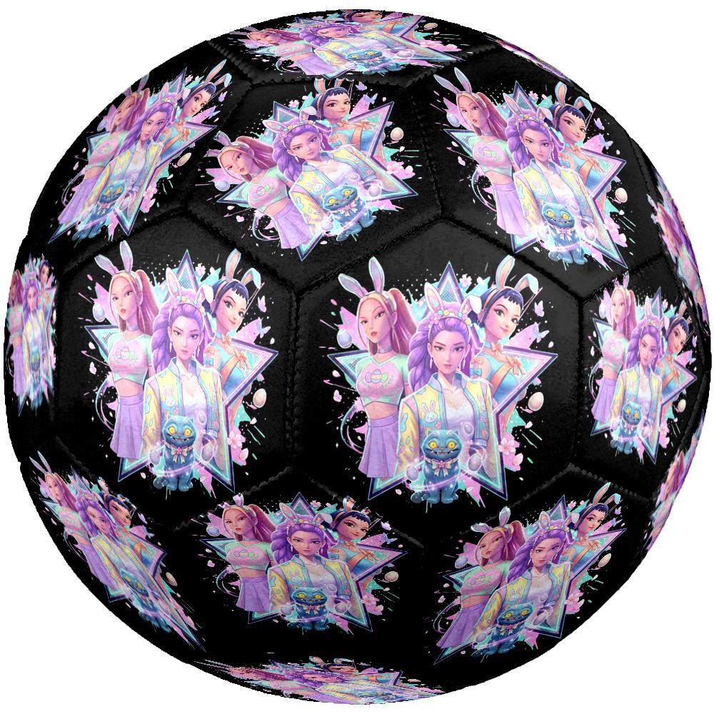 Pallone da Calcio K-pop Taglia 5 Calcio Cucito a Macchina Indoor/Outdoor Allenamento e Partite regalo perfetto per gli appassionati di sport