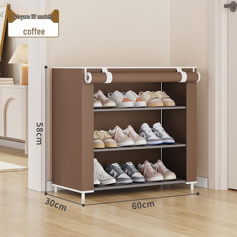 2022 Modern Fabric Shoe Rack - Dustproof, Multi-Layer Storage for Doorway & Dorms