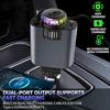 3-IN-1 120W PD Autolader, Type C Snellader Auto Aroma Diffuser Sfeerverlichting Auto Interieur LED Verlichting